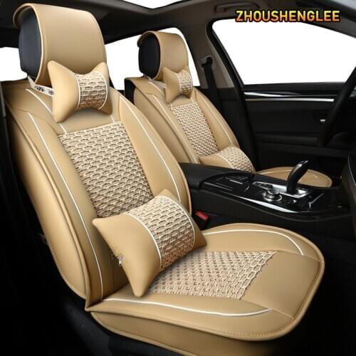 ZHOUSHENGLEE 1 pcs car seat cover For ssangyong kyron actyon sport korando rexton accessories covers for vehicle seats