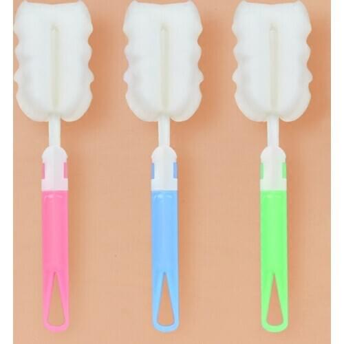 1Pcs Cup Brush Kitchen Cleaning Tool Sponge Brush For Wineglass Bottle Coffe Tea Glass Cup Mug Handle Brush Wholesale