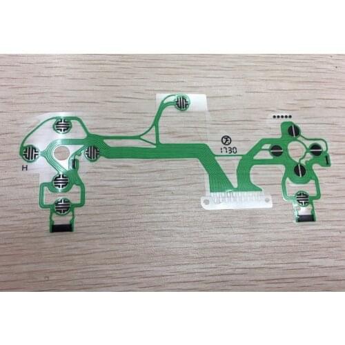 10pcs/lot for ps4 jdm jds 050 055 game controller keypad button ribbon film flex cable