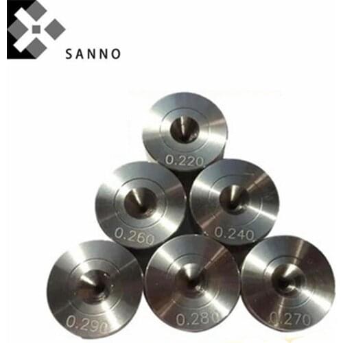 Can be customized various 2.8mm / 3.2mm / 3.66mm /4.2mm flat wire drawing dies for drawing the metal wire for plugs and tubes