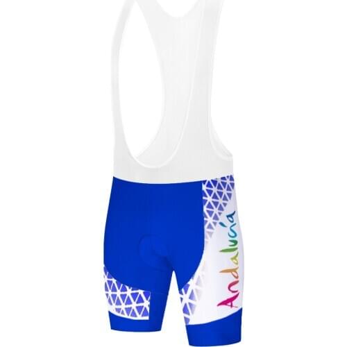 2021 spain culote ciclismo hombre gel 20D Quick Dry Breathable ANDALUCIA cycling shorts men racing bike shorts 20D gel pad