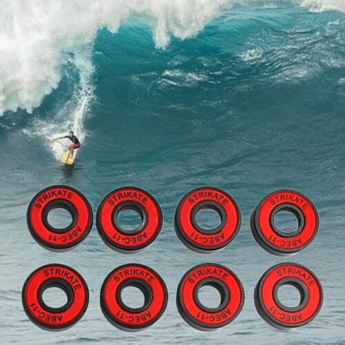 8 Skateboard Wheel Bearings ABEC-11 for Longboard Decks Roller Skate Scooter