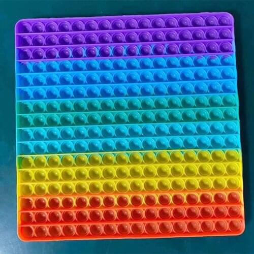 Big Size Hot Push Bubble Fidget Toys Adult Stress Relief Toy Antistress Soft Squishy Anti-Stress Gift Anti Stress Box