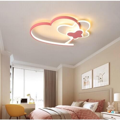 Childrens LED ceiling lights with remote control bedroom light study light acrylic light kid light ceiling lamp Free shipping