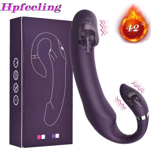 Strapless Strap-on Dildo Vibrator Erotic Toys for Couples Strapon for Lesbian Double Penetration Vibrator Butt Plug Anal Sex Toy