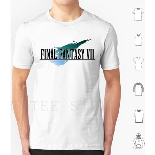 Final Fantasy Vii T Shirt Diy Big Size 100% Cotton Final Fantasy Vii Final Fantasy 7 Cloud