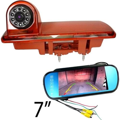 CCD car Brake Light Rear view camera For Opel Vivaro VAUXHALL Renault Trafic 2014 reverse back camera monitor IR night vision