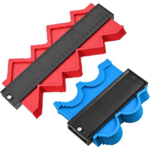 Multifunctional shape taker 5 inch 10 inch with lock widened contour gauge radian measurement large radian special-shaped ruler