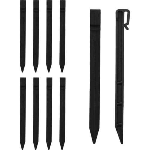 Ground Anchor Pile Nails Garden Stakes Pegs Tent 25cm Multifunctional Gardening Tools Cover Securing 10pcs Fixing Floor Sticks