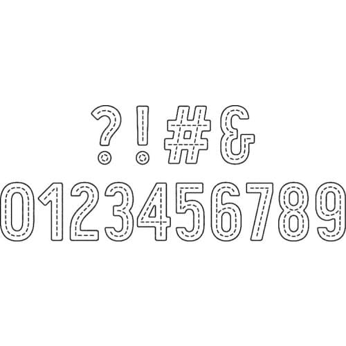 Metal Cutting Dies Words Sentence Numbers Character To Decorate For DIY Scrapbooking Embossing Album Paper Cards Dies 2021 New