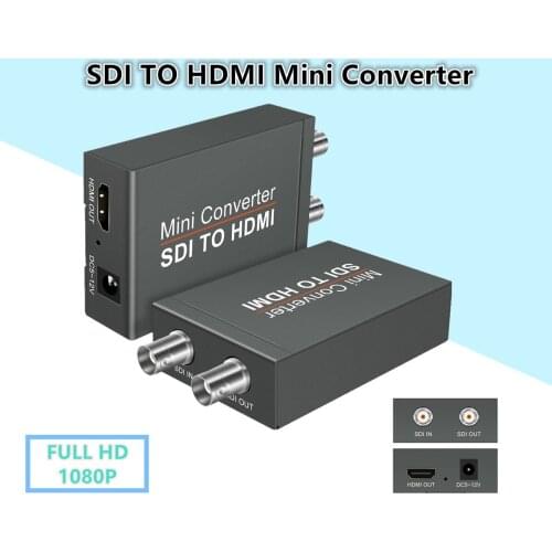 Mini HD 3G SDI to HDMI Converter Video Micro Converter with Audio Detection