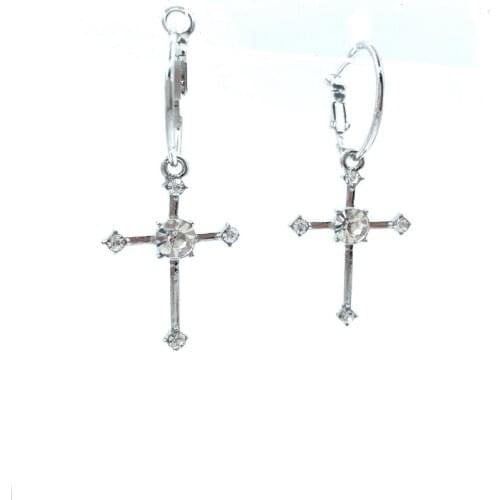 Cross Fashion Earrings New Wild Earrings Womens Earrings Simple Fashion Jewelry