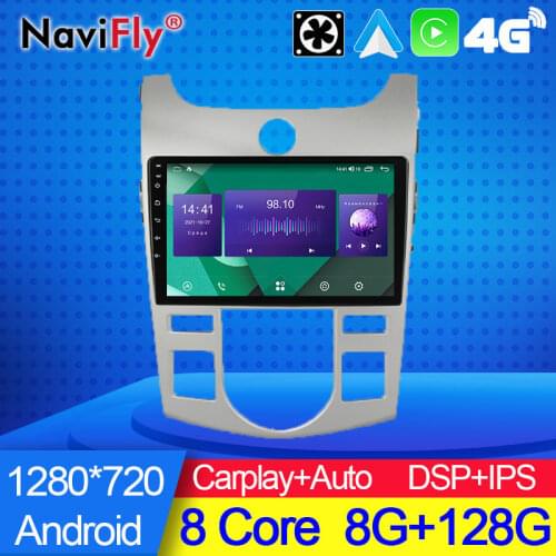 NaviFly 7862C 8Cores 6G 128G 1280*720 Android 10 All In One Car Intelligent System For KIA Cerato 2008-2013 Carplay DSP GPS 4G