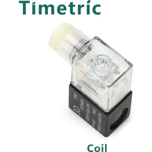Ar Pneumático Airtac Bobina De Válvula Solenóide Preto Para DC12V,DC24V,AC24V,AC110V,AC220V, AC380V
