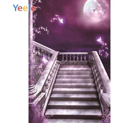 Fairytale Castle Backdrop Wonderland Glitter Stairs Background Photography Personalized Photographic Background For Photo Studio