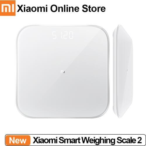 New Xiaomi Smart Weighing Scale 2 Health Balance LED Display Bluetooth 5.0 Digital Weight Scale For Android iOS Mi fit APP
