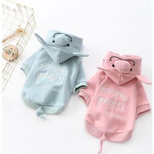 Cute Dog Hoodie Winter Pet Dog Clothes for Dogs Coat Warm French Bulldog Clothes Puppy Pet Clothing for Dogs Outfits Ropa Perro