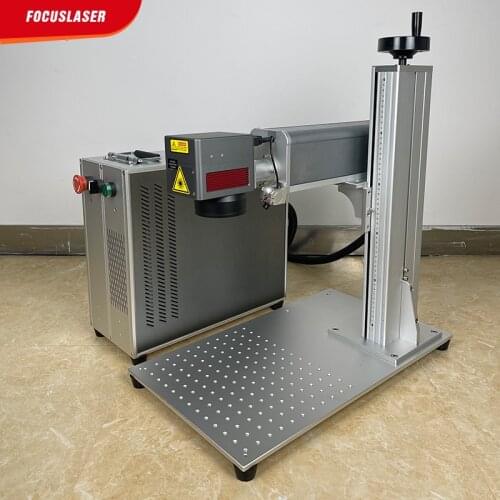Fiber Laser Marking Machine 50W Raycus JPT Laser Source Engraver Machine Graver Cutter Metal Stainless Steel 110mm 200mm 300mm