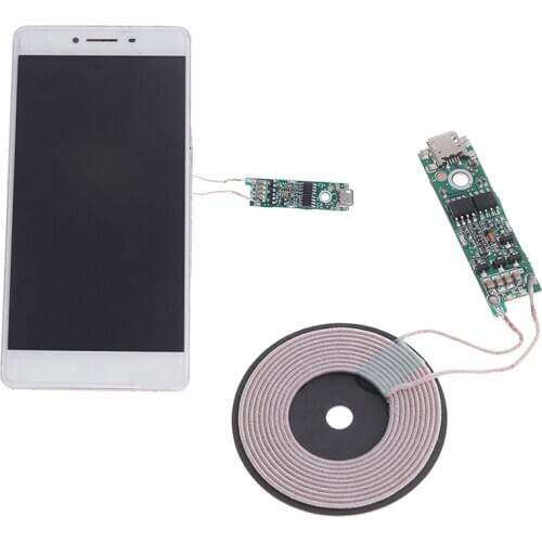 5W Qi Fast Charging Wireless Charger new Accessories transmitter DIY standard module coil circuit board universal Portable 1pc
