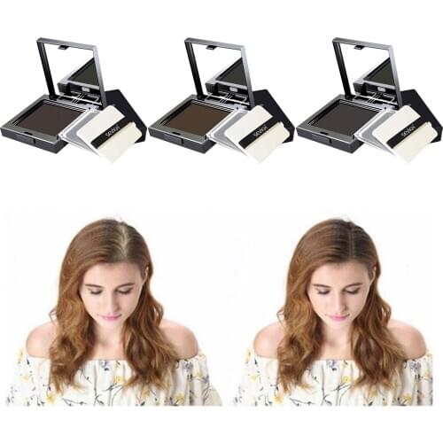 12g 3 Colors Hair Line Shadow Powder Concealer Counter with Puff Hair Filler