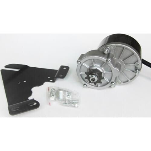 24V250W geared motor with plate geared motor with bracket