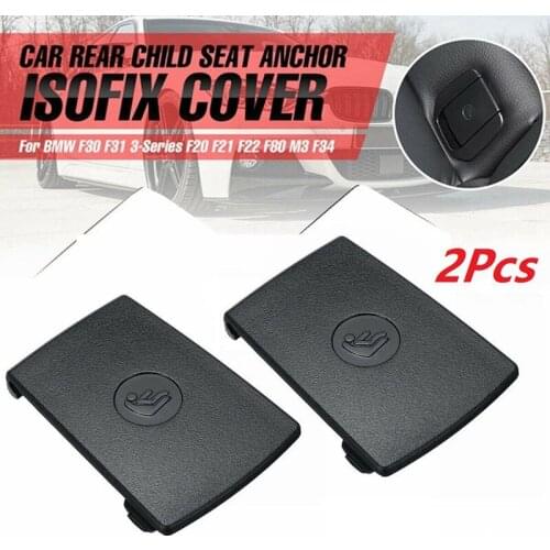 2X for -BMW F20 F30 F31 E84 E87 3-Series Rear Child Seat Anchor ISOFIX Cover 52207319686