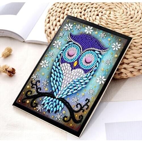 DIY Art Diamond Painting Notebook Diary Special Shaped Diamond Mosaic Embroidery 50 Pages A5 Sketchbook Cross Stitch Gifts
