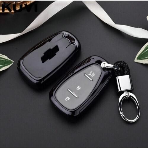 Pc+Tpu Car Key Covers Key Case Fob Shell For chevrolet for cruze spark camaro Volt Bolt Trax Malibu 2016 2017 2018