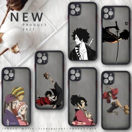 Samurai Champloo Phone Case Matte Transparent for iphone 11 12 pro mini XS XR X max 7 8 plus TPU Mobile bags coque shell funda