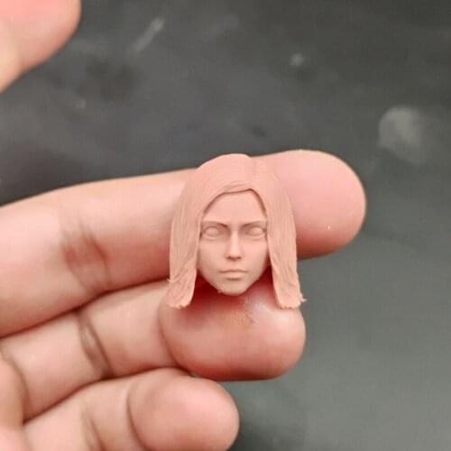 Blank 1/12 Scale Battle Angel Alita Rosa Head Sculpt Unpainted Fit 6" ML Figure