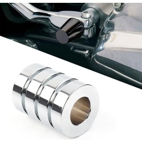 Chrome Motorcycle Heel Shift Shifter Lever Eliminator Shaft Cap Cover For 1980-up Harley Road Tour Street Electra Glide & Trikes