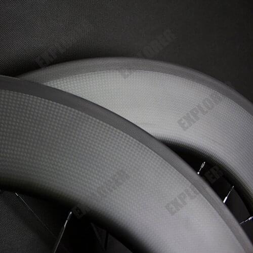 Carbon Wheelset 3K matt Road Bike 75/80mm Depth Bike Wheel BITEX R13 Basalt Rim Brake Road Carbon Wheelset Clincher/Tubular