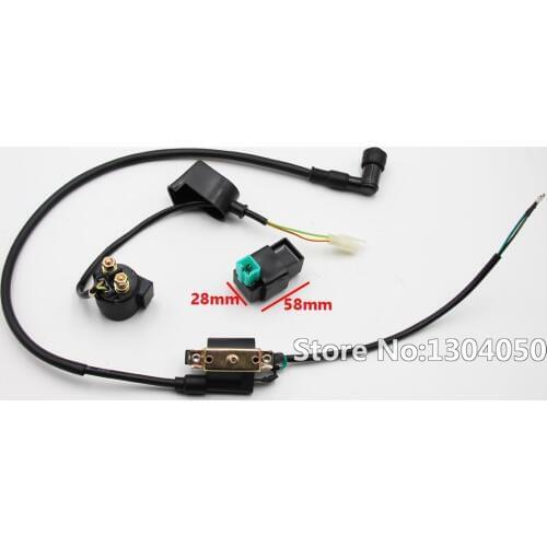Ignition Coil + CDI UNIT + Solenoid Relay 50cc 70cc 90 110cc PIT Pit Quad Dirt Bike ATV Buggy NEW