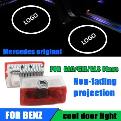 2X For Mercedes Benz GLC class amg Led Car Door Logo Laser Projector Light styling Logo light Accessories