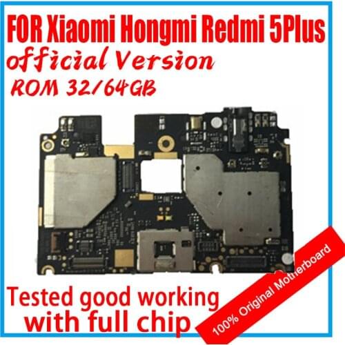 For Xiaomi Hongmi Redmi 5 PLUS 5P Motherboard Clean Replaced Original Mainboard Android OS ROM 32G/64G With Full Chips