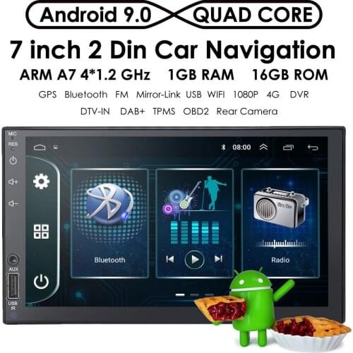 OSSURET Android 9 2 Din Car radio Multimedia Video Player Universa Stereo GPS MAP For Volkswagen Nissan Hyundai Kia toyota CR-V