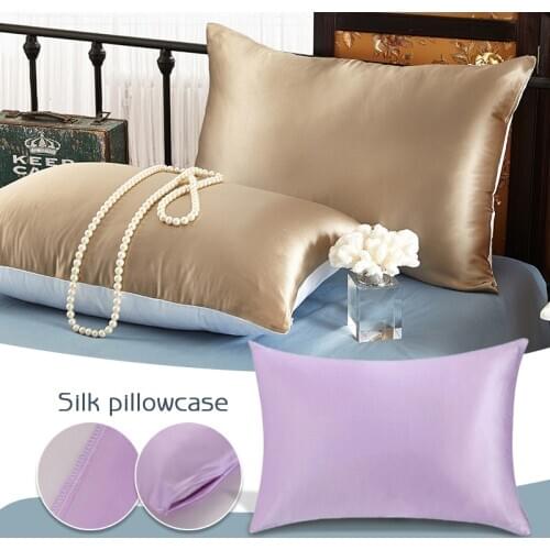 51*76cm Pillowcase For Bed Mulberry Silk Satin Pillowcase Single Pillow Covers Comfortable Pillow Cover