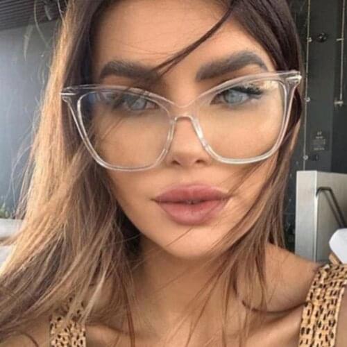 SALES Women Cat Eye Glasses Eyewear Frame Retro Cat Female Eye Glasses Ladys Eyeglasses Dropshipping 2021 New Year