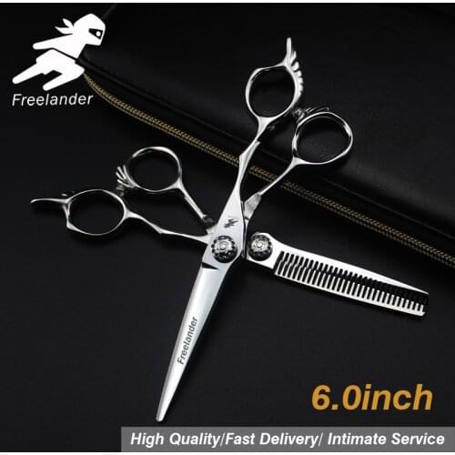 High-end Hairdressing Scissors 6 Inch Hairdressing Scissors Comb Razor Set Japanese-style Scissors Salon Hairdressing Tools