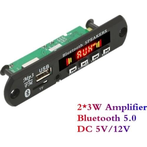 Class-D High power Digital Amplifier board 2x 3w amplifiers Amplificador audio DC 12V 6V