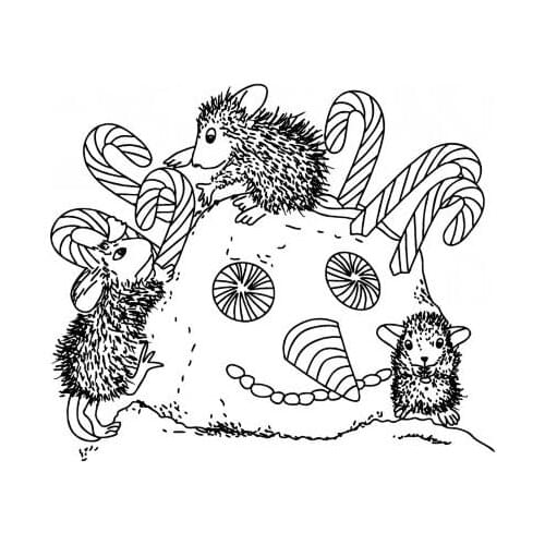 Mouse Transparent Clear Silicone Stamp/Seal for DIY scrapbooking/photo album Decorative clear stamp A7035