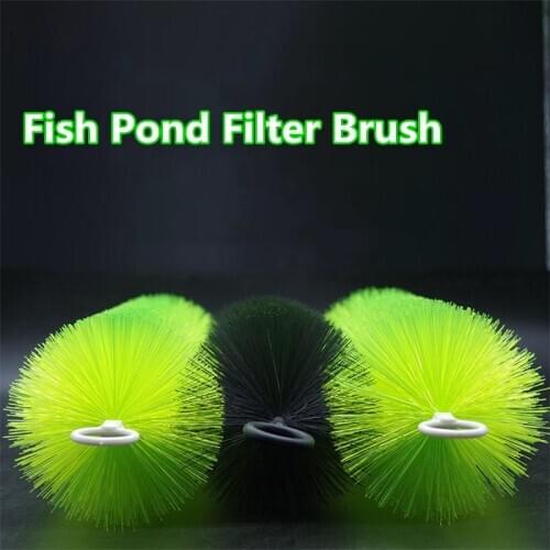 10Pcs Fish Pond Filter Brush 30/40/50cm Pre-filter Skimmer Brush Replacement Filtration System Aquarium Fish Tank Cleaning Tools