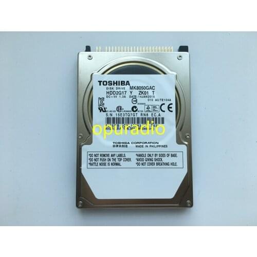 Brand new Disk drive MK8050GAC MK8050GACE ZK01 DC+5V 1.3A 80GB For BMWW CIC RADIO Car HDD navigation systems