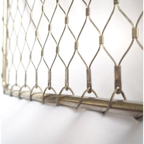 SS 316 X Tend Balustrade Infill Cable Stainless Steel Rope Mesh For Staircase