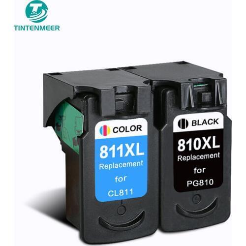TINTENMEER cartridge pg-810 cl-811 compatible for canon IP2770 IP2772 MP245 MP258 MP268 MP276 MP287 MP486 MP496 MP497 PRINTER