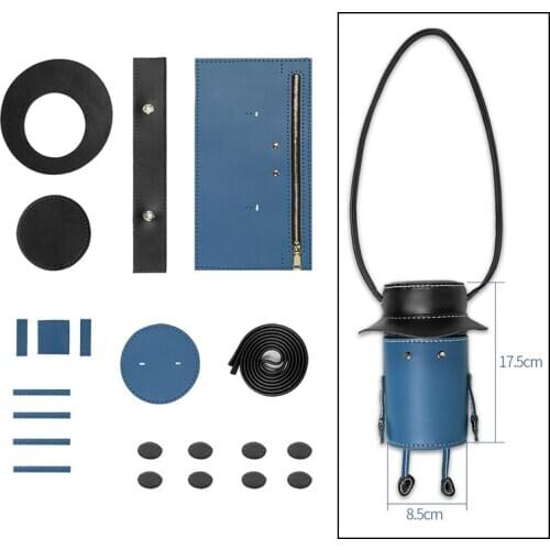 Creative DIY Leather Materials Packages Hand Sewing Leather Mini Cute Bag Tool Set Handmade Sewing DIY Material Bags