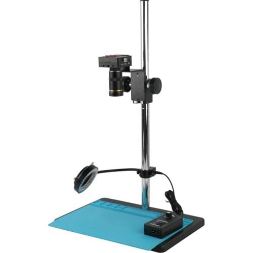 48MP 1080P 2K HDMI USB TF Video Recorder Industrial Lab Soldering Video Microscope Camera Big View High Working Distance