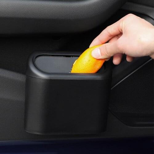 Waterproof Car Trash Can with Lid Storage Leak-proof Car Organizer Multipurpose Practical Motorcycles Automotive Interior QW