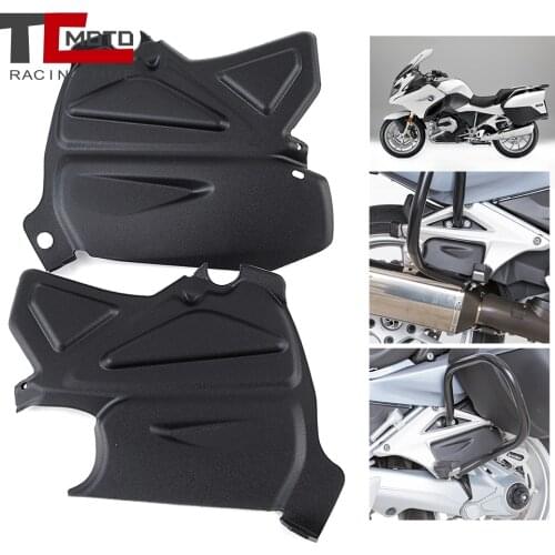 Motorcycle Rear Passenger Footrest Foot peg Plate Cover Frame Infill Side Panel Protector Guard For BMW R1200RT LC 2014-2021