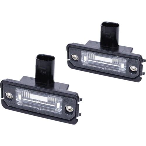 Zeroclearance 2Pcs License Plate Light Lamp For VW Beetle 2006 2010 GOLF MK4 1998 2000 2004 Lupo Phaeton Polo 1J6943021B